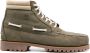 Timberland two-tone lace-up leather boots Green - Thumbnail 1