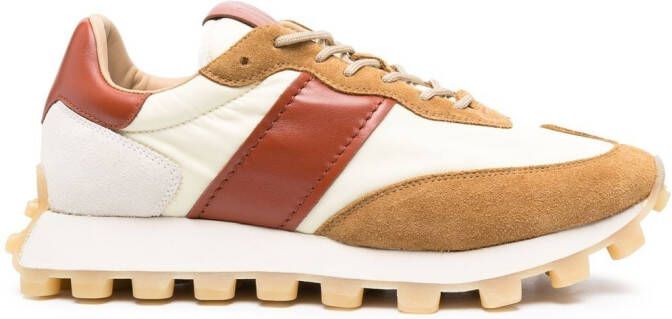 Tod's 1T paneled low-top sneakers Neutrals