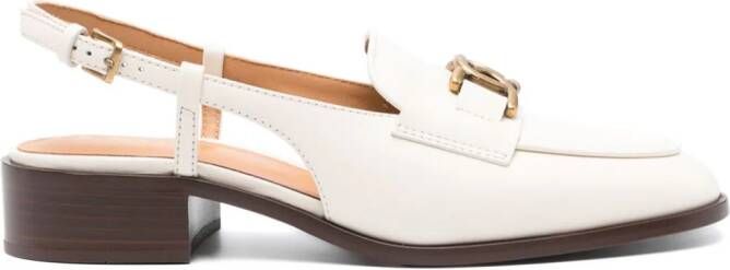 Tod's 30mm leather loafers White