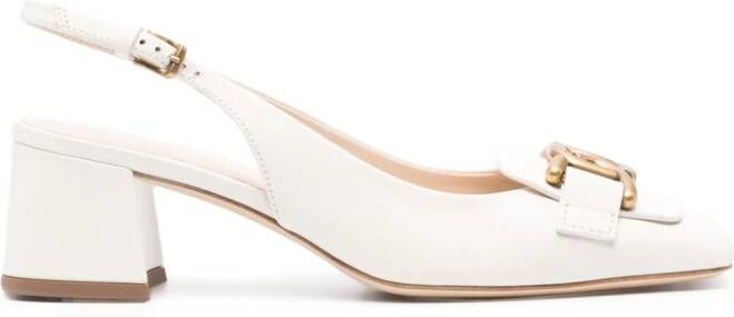 Tod's 55mm buckle-detail pumps White