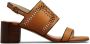 Tod's 55mm leather sandals Brown - Thumbnail 1