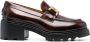 Tod's 60mm chain leather loafers Brown - Thumbnail 1