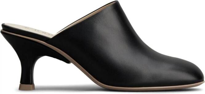 Tod's 65 leather mules Black