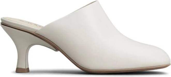 Tod's 65 leather mules White