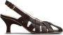 Tod's 65mm slingback leather pumps Brown - Thumbnail 1