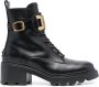 Tod's 70mm chain-detail lace-up boots Black - Thumbnail 1