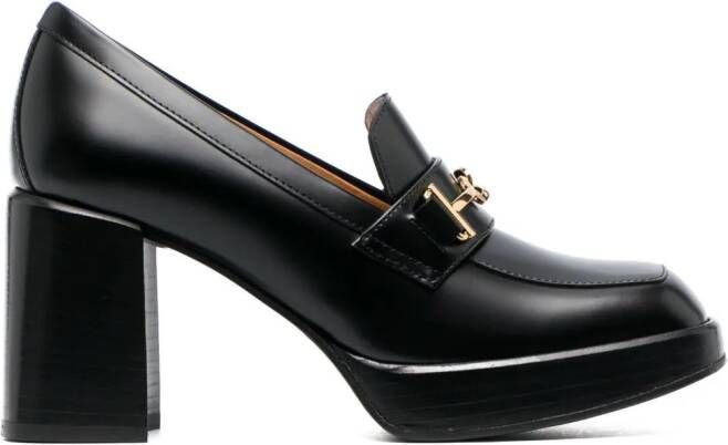 Tod's 90mm leather pumps Black