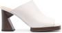 Tod's 95mm sculpted-heel leather mules Neutrals - Thumbnail 1