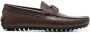 Tod's almond-toe T-buckle loafers Brown - Thumbnail 1