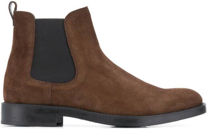 Tod's ankle-length 30mm Chelsea boots Brown