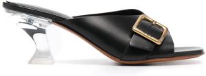 Tod's buckle-detail open-toe sandals Black