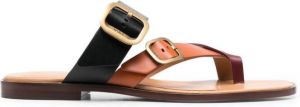 Tod's buckle-detail open-toe sandals Orange