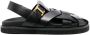 Tod's caged leather sandals Black - Thumbnail 1