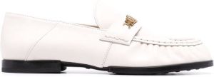 Tod's chain-embellished strap loafers White