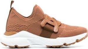 Tod's chain-link detail slip-on sneakers Brown