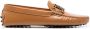 Tod's chain-link leather loafers Brown - Thumbnail 1