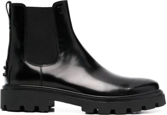 Tod's chunky-sole Chelsea boots Black