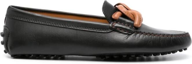 Tod's City Gommino leather loafers Black