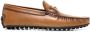 Tod's City Gommino logo-plaque loafers Brown - Thumbnail 1