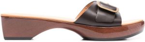 Tod's clog-style slides Brown