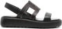 Tod's cut-out chain leather sandals Black - Thumbnail 1