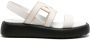 Tod's cut-out leather sandals White - Thumbnail 1