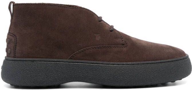 Tod's Desert suede boots Brown