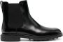 Tod's elasticated leather ankle boots Black - Thumbnail 1