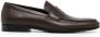 Tod's embossed-logo leather loafers Brown - Thumbnail 1