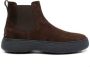 Tod's flatform ankle boots Brown - Thumbnail 1