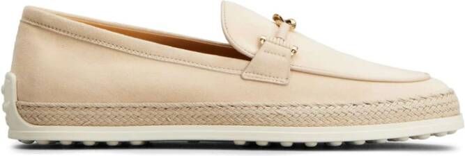Tod's Gomma leather loafers Neutrals