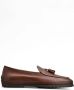Tod's Gomma leather mocassin loafers Brown - Thumbnail 1