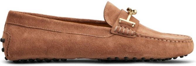 Tod's Gommini leather loafers Brown