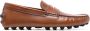 Tod's Gommino Bubble leather driving moccasins Brown - Thumbnail 1