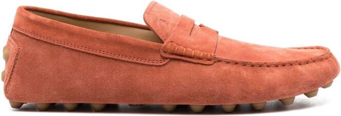 Tod's Gommino driving loafers Orange