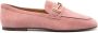 Tod's Gommino Driving suede loafers Pink - Thumbnail 1