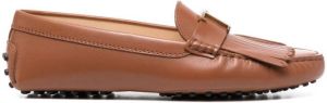 Tod's Gommino fringed loafers Brown