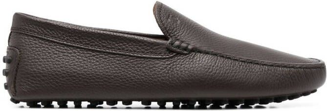 Tod's Gommino leather driving shoes Brown