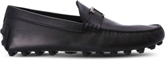 Tod's Gommino leather loafers Black