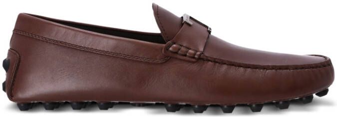 Tod's Gommino leather loafers Brown