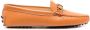 Tod's Gommino leather loafers Orange - Thumbnail 1