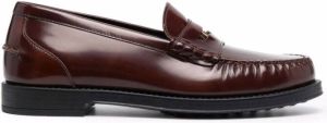 Tod's Gommino leather penny loafers Brown