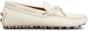 Tod's Gommino Macro 52k leather loafers Neutrals