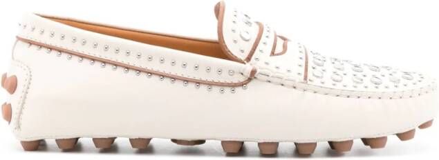 Tod's Gommino Macro studded loafers White