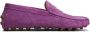 Tod's Gommino penny-slot suede loafers Purple - Thumbnail 1