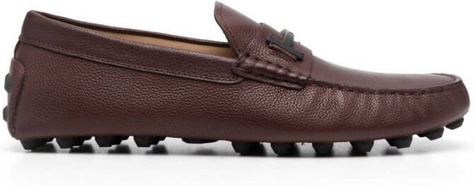 Tod's Gommino stud-sole loafers Brown