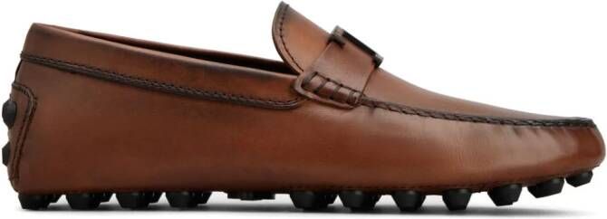 Tod's Gommino T Timeless leather loafers Brown