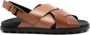 Tod's interwoven leather sandals Brown - Thumbnail 1