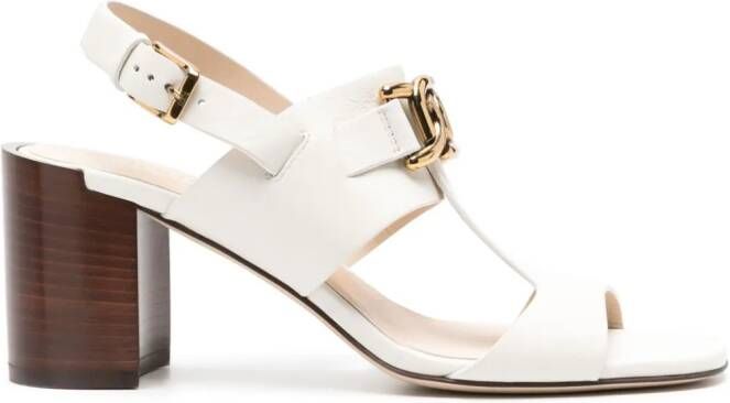 Tod's Kate 75mm leather sandals White