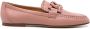 Tod's Kate braided-detailed loafers Pink - Thumbnail 1